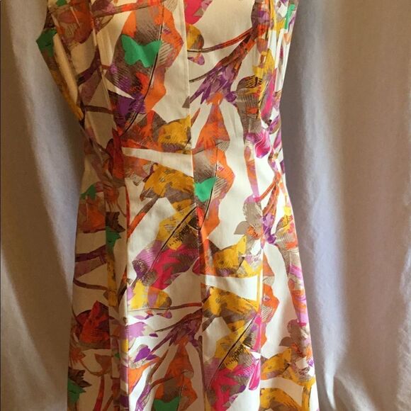 NINE WEST sleeveless cotton dress in size 10 - Picture 5 of 8